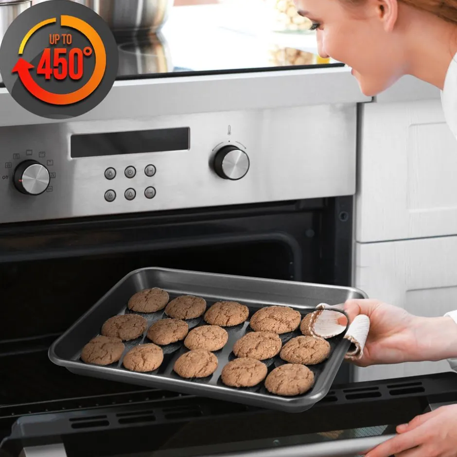 Nonstick Cookie Sheet Baking Pan<NutriChef New