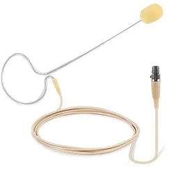 On-Ear Omni Mic, Portable Wired Condenser, Skin Tone<Pyle Online
