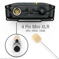 On-Ear Omni Mic, Portable Wired Condenser, Skin Tone<Pyle Online