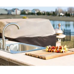Outdoor Grill Cover Waterproof Heavy Duty Polyester Fits 57
