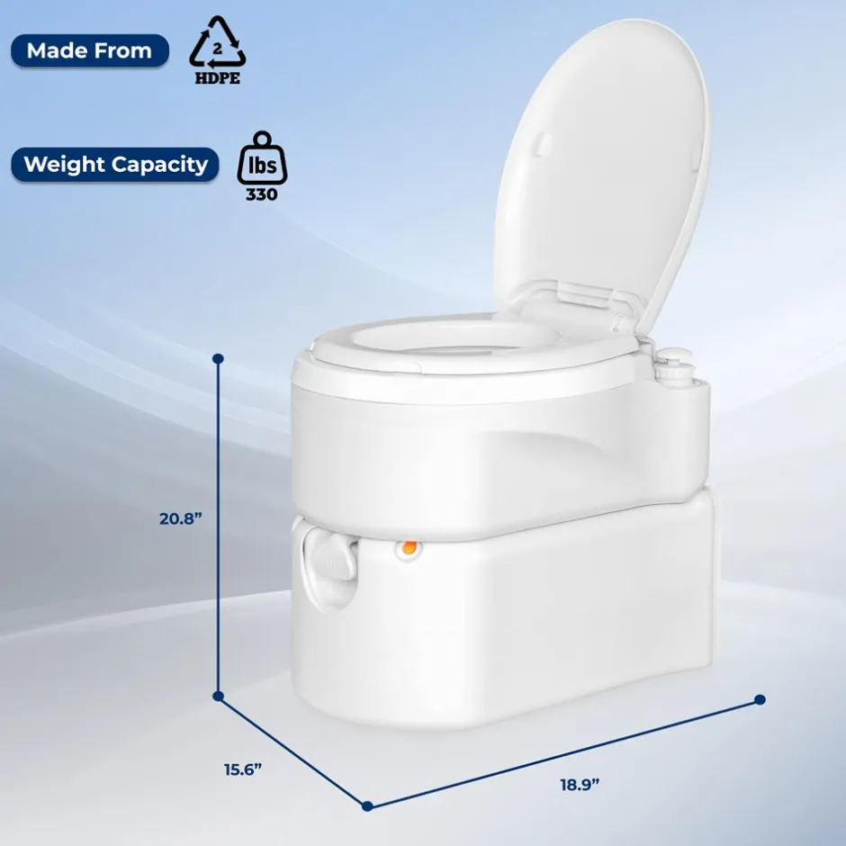 Outdoor Portable Toilet<SereneLife Sale
