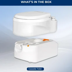Outdoor Portable Toilet<SereneLife Sale