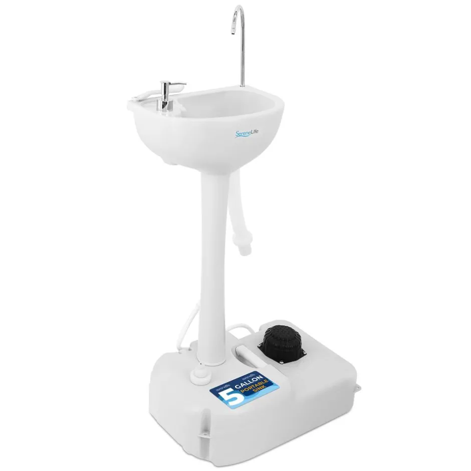 Outdoor Portable Water Faucet Station<SereneLife Clearance