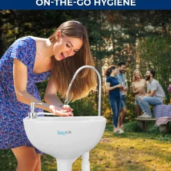 Outdoor Portable Water Faucet Station<SereneLife Clearance
