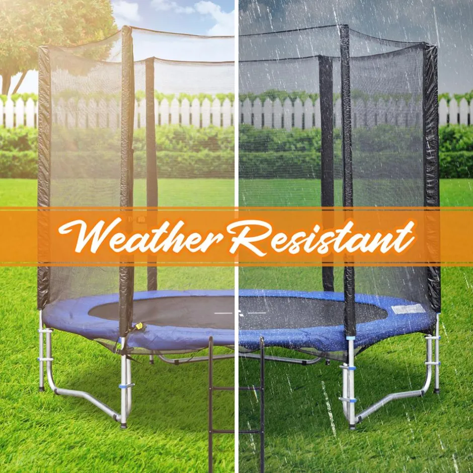 Outdoor Trampoline Ladder Safe Access Galvanized Steel 264 lbs Capacity<SereneLife