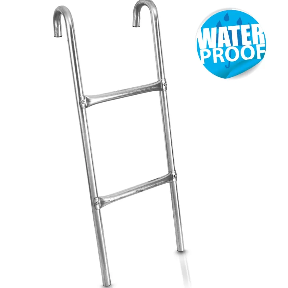 Outdoor Trampoline Safety Ladder, Weather Resistant Steel, 2-Step<SereneLife Hot