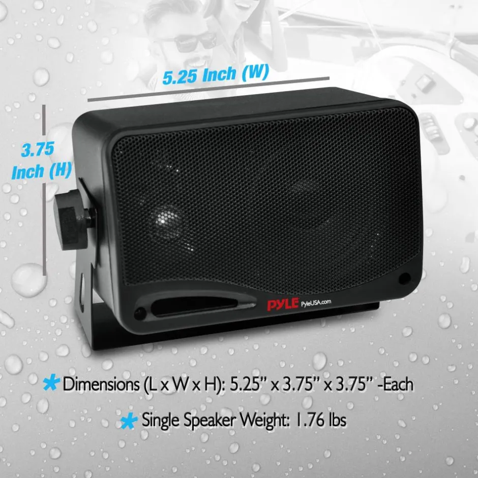 Outdoor Waterproof Bluetooth Speakers - 200W 3-Way System, Weatherproof<Pyle Hot