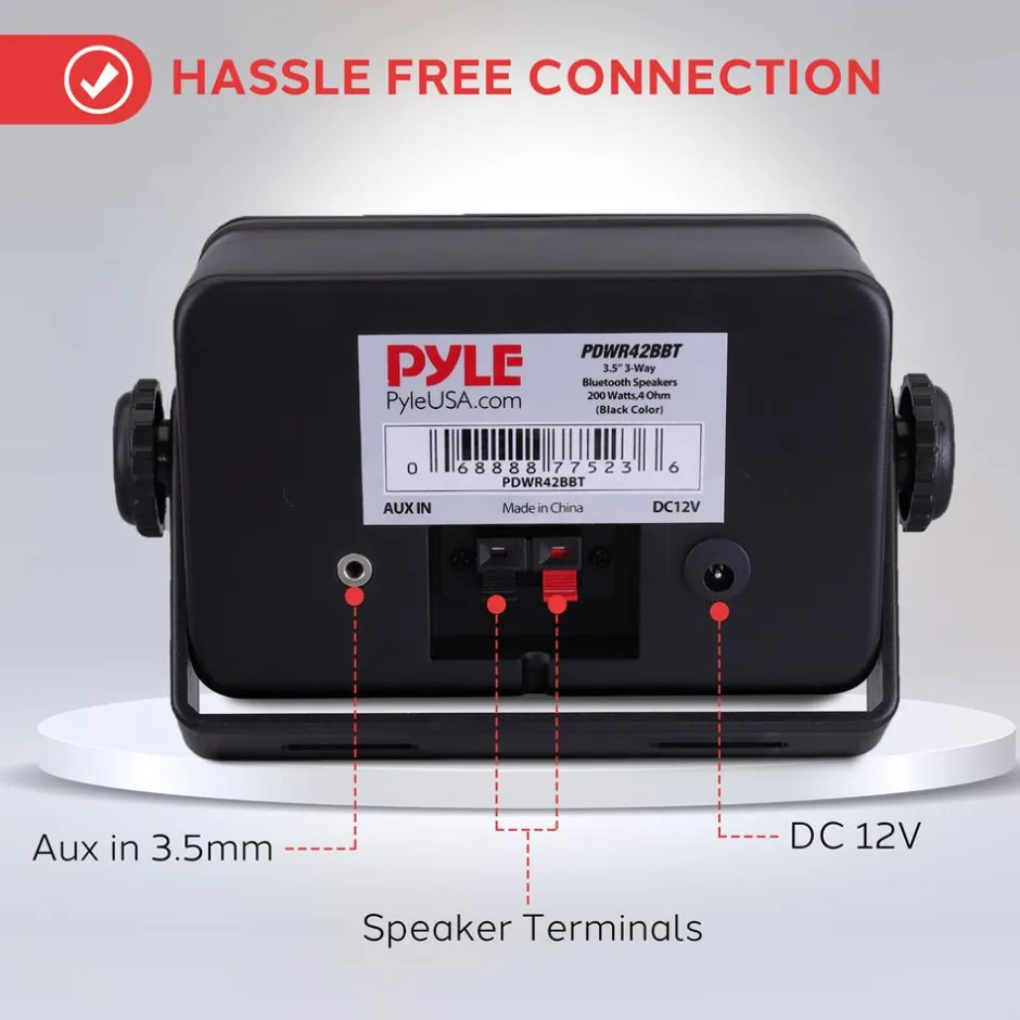 Outdoor Waterproof Bluetooth Speakers - 200W 3-Way System, Weatherproof<Pyle Hot