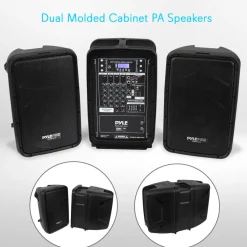 Pa Speaker & Amplifier Mixer Dj Kit<Pyle Hot
