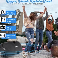 PA Speaker 600W Bluetooth Streaming 15