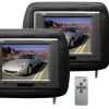 Pair Of Black Headrest W/ Built-In 6.2''<Pyle Clearance