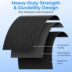 Patio Heater Cover - Tearproof Waterproof Heavy-Duty Design<SereneLife Online