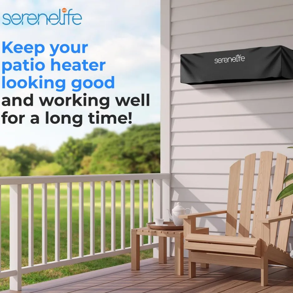 Patio Heater Cover - Tearproof Waterproof Heavy-Duty Design<SereneLife Online