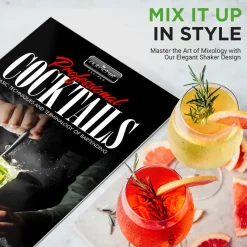 7-Piece Bartender Set - Create Cocktails - Stainless Steel, Dishwasher Safe<NutriChef Online