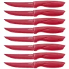8-Piece Kitchen Knife Set, Unbreakable Stainless Steel, Red<NutriChef