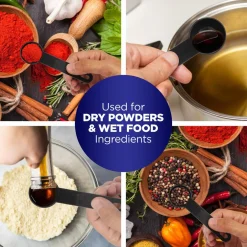 5-Piece Measuring Spoon Set - Precise Measurements - Polypropylene<NutriChef Sale