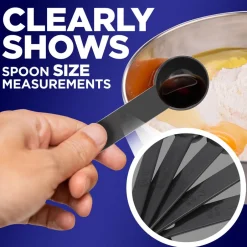 5-Piece Measuring Spoon Set - Precise Measurements - Polypropylene<NutriChef Sale
