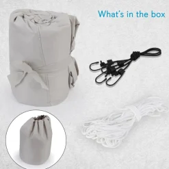 Pontoon Boat Cover 17'-20' Weatherproof Polyester Adjustable Fit<Pyle Online