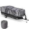 Pontoon Boat Cover, Sun Protection, Waterproof Marine Canvas, 21-24ft<Pyle Discount