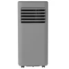Portable Air Conditioner 8000 BTU Efficient Cooling Gray with Remote<SereneLife Best