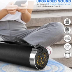 Portable Bluetooth Boombox, Rechargeable, Hi-Fi Stereo, FM Radio<Pyle Discount