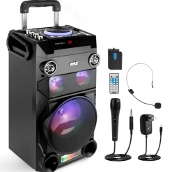Portable Bluetooth Karaoke Speaker Radio<Pyle Hot