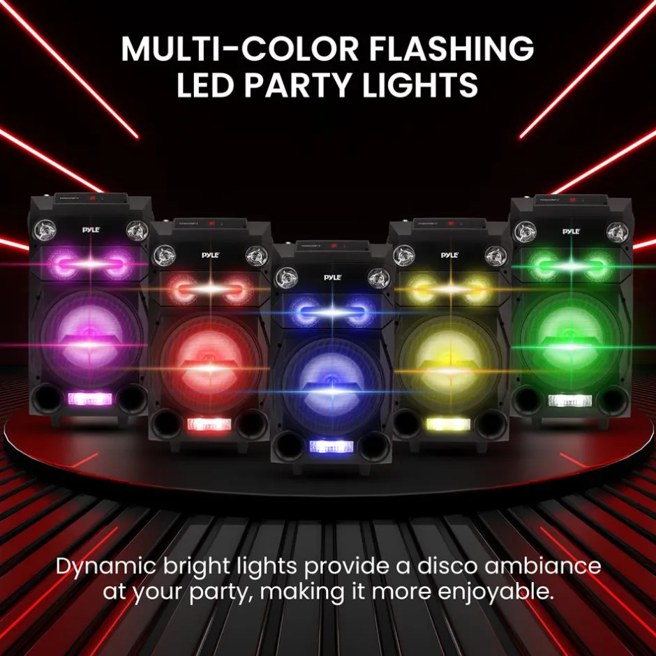 Portable Bluetooth Karaoke Speaker Radio<Pyle Hot