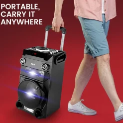 Portable Bluetooth Karaoke Speaker Radio<Pyle Hot