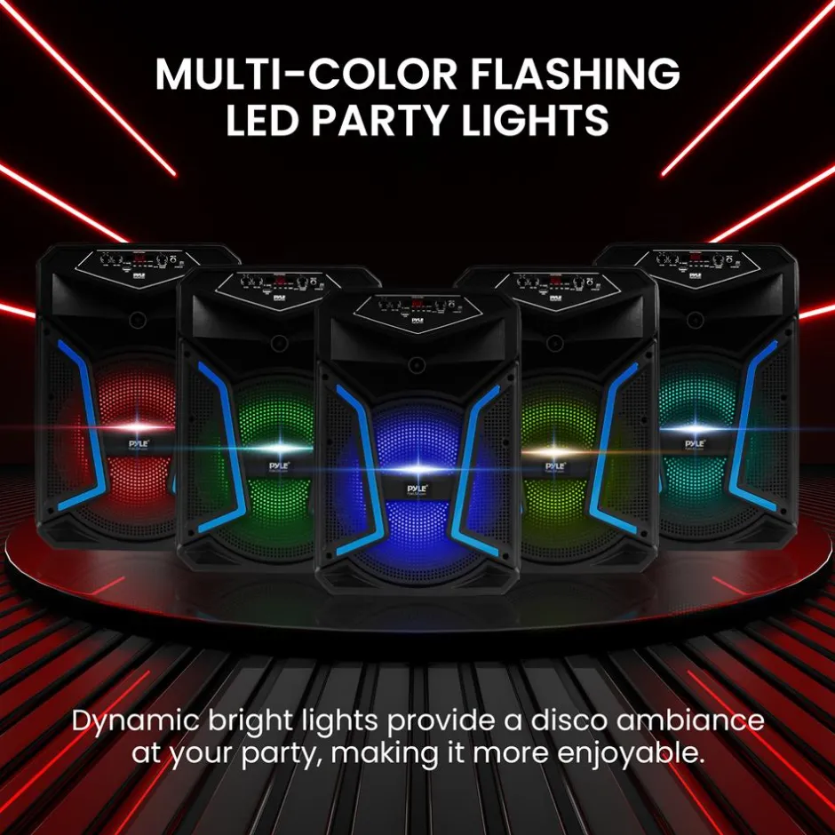 Portable Bluetooth Pa Speaker System Kit<Pyle Outlet