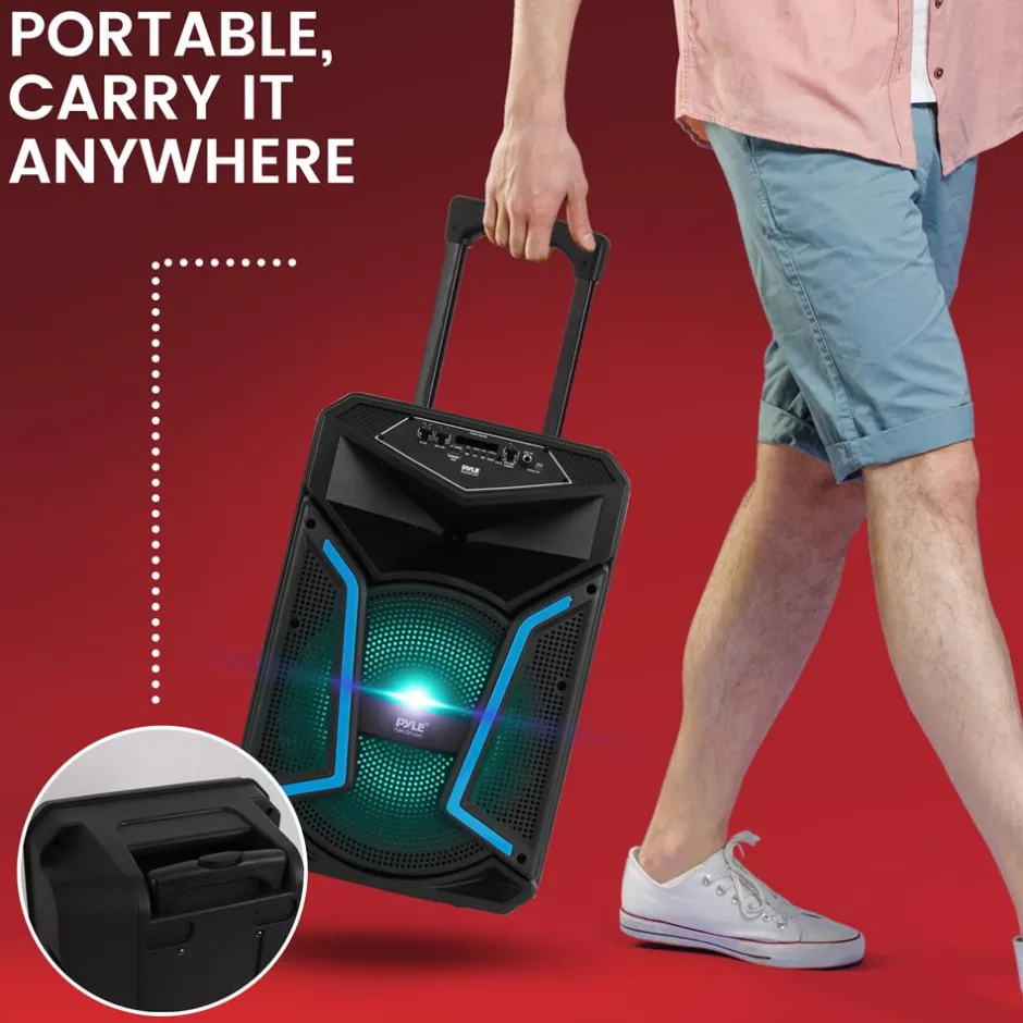 Portable Bluetooth Pa Speaker System Kit<Pyle Outlet
