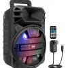 Portable Bluetooth PA Speaker 800W Rechargeable LED Lights<Pyle Sale
