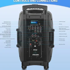 Portable Bluetooth Pa Speaker System<Pyle New