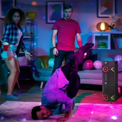 Portable Bluetooth PA Speaker 400W Rechargeable LED Lights 8