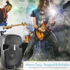 Portable Bluetooth PA Speaker, 1000W, Rechargeable, 12