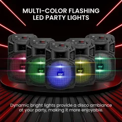 Portable Bluetooth PA Speaker 300W Rechargeable 8