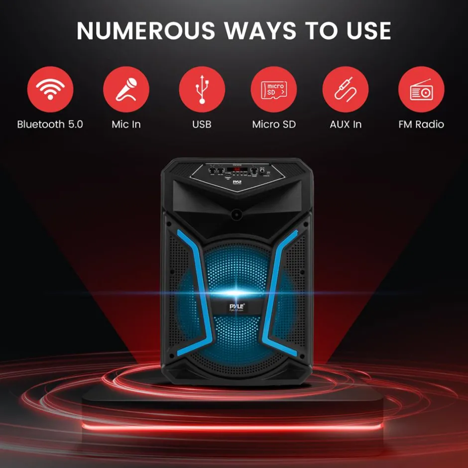 Portable Bluetooth Pa Speaker System Kit<Pyle Outlet