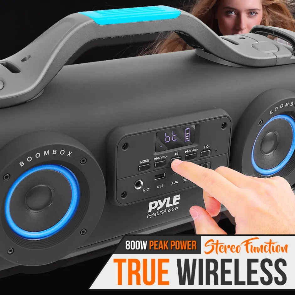 Portable Bluetooth Speaker Radio System<Pyle Hot