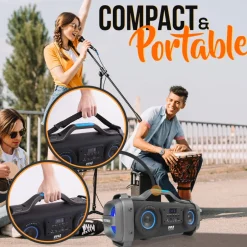 Portable Bluetooth Speaker Radio System<Pyle Hot