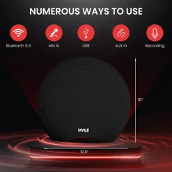 Portable Bluetooth Speaker, Waterproof, 280W, Rechargeable, Mic Included<Pyle Discount