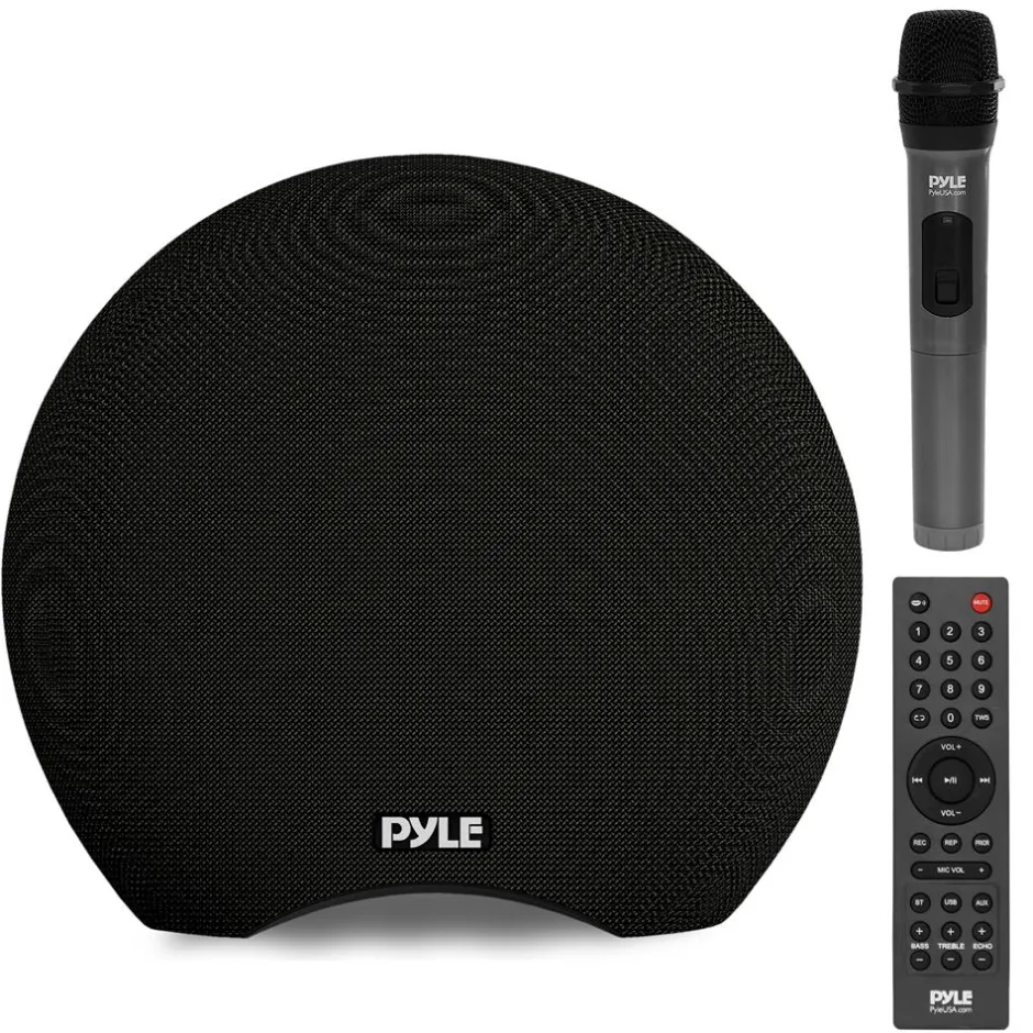 Portable Bluetooth Speaker 280W Waterproof Wireless Mic Rechargeable Battery<Pyle Clearance