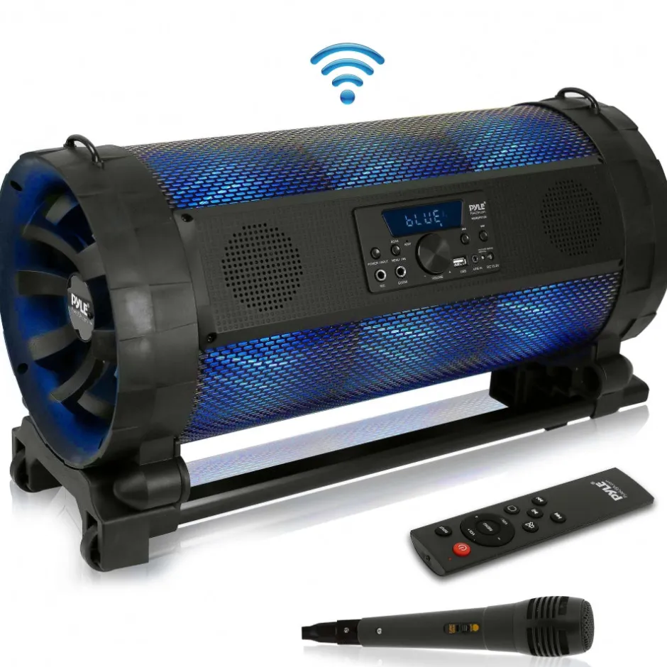 Portable Boombox Mic & Speaker System<Pyle Discount