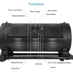 Portable Boombox Mic & Speaker System<Pyle Discount