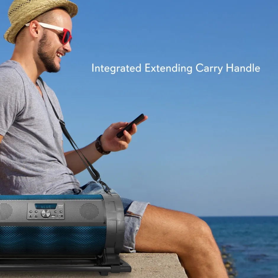 Portable Boombox Mic & Speaker System<Pyle Discount