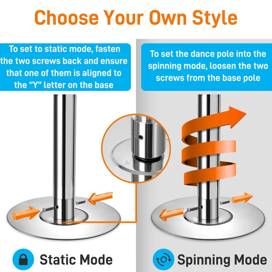 Portable Dancing Pole<SereneLife Clearance