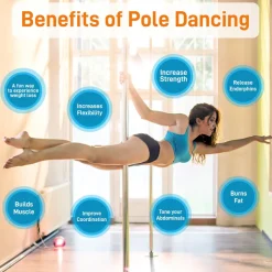 Portable Dancing Pole<SereneLife Clearance