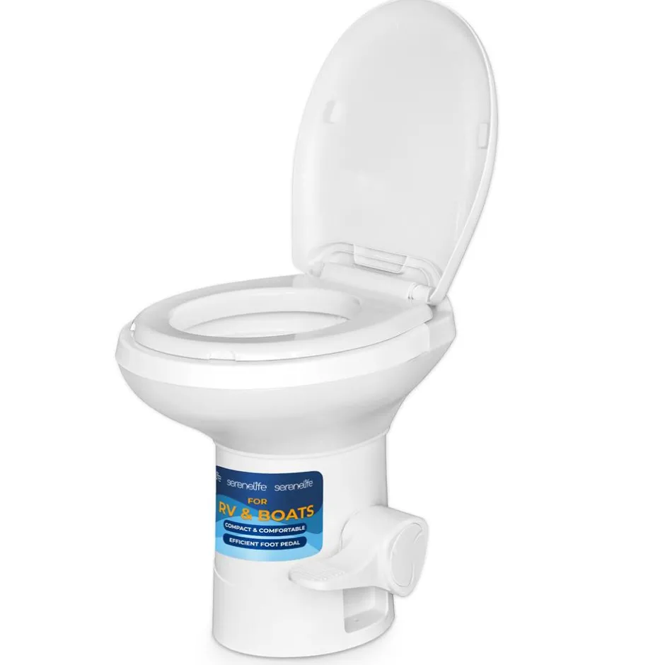 Portable Gravity Flush Toilet<SereneLife Outlet