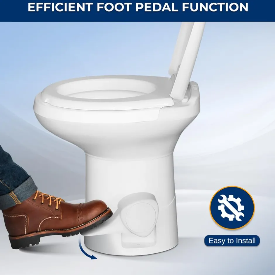 Portable Gravity Flush Toilet<SereneLife Outlet