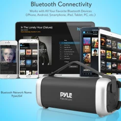 Portable Hi-Fi Bluetooth Speaker Radio<Pyle Sale