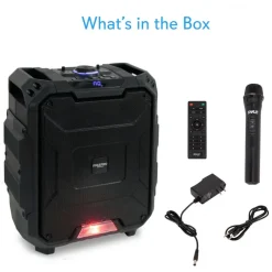 Portable Pa Speaker & Microphone System<Pyle
