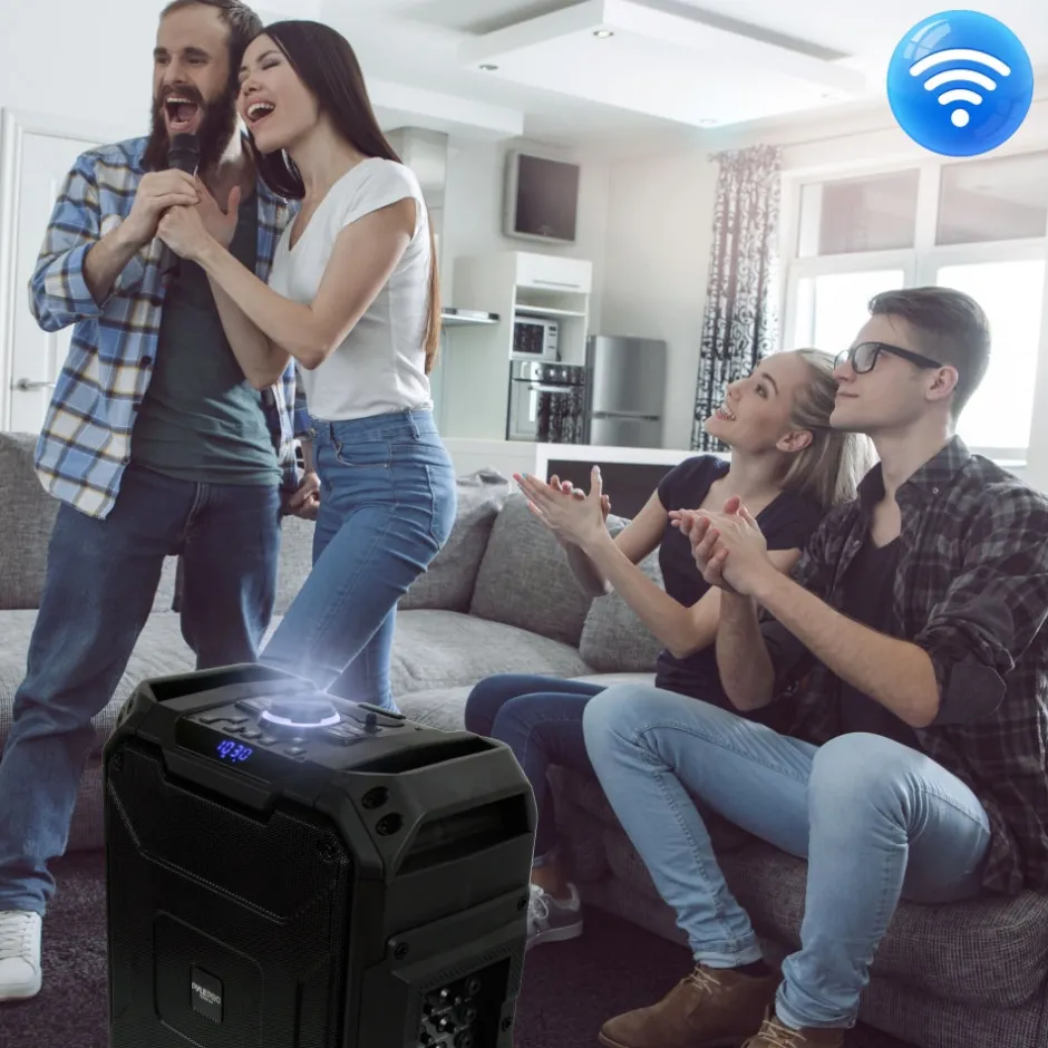 Portable Pa Speaker & Microphone System<Pyle